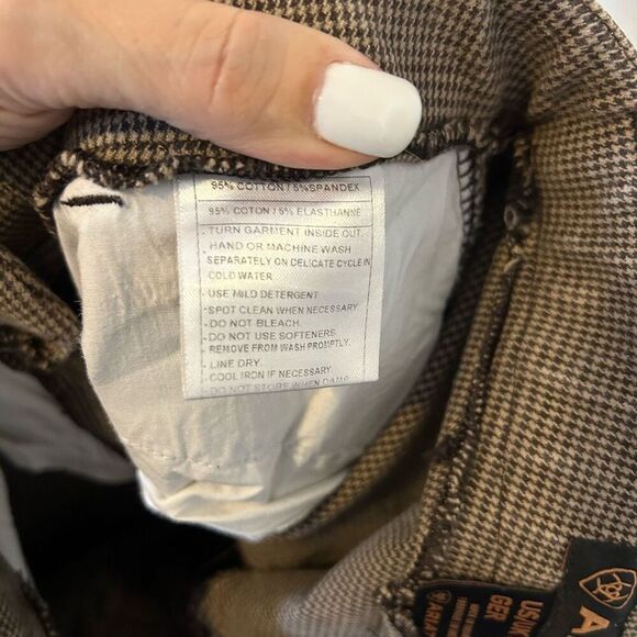 ARIAT Heritage Breeches Riding Pants Size 32L Houndstooth horse Equestrian count - Picture 11 of 12